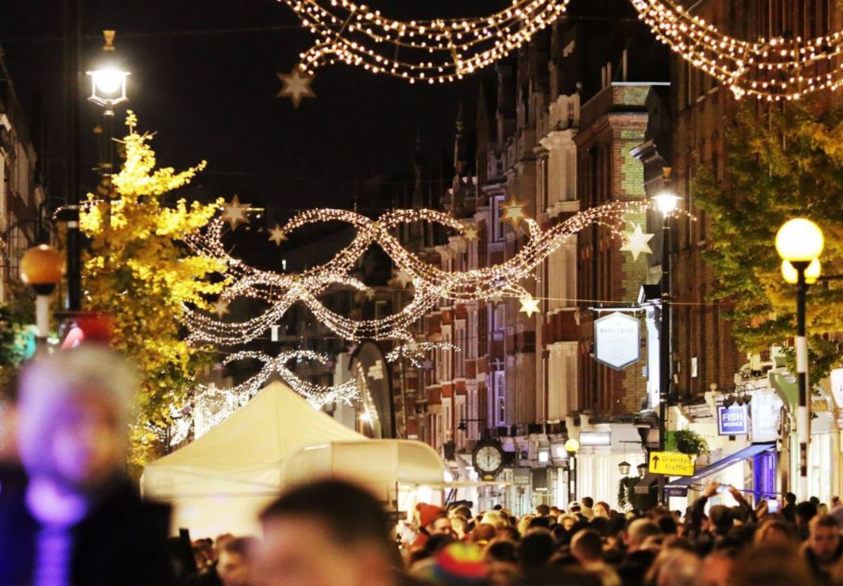 Luci di Natale a Marylevone Village