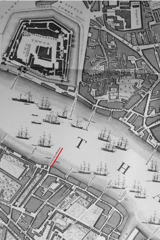 Mappa storica Horsleydown