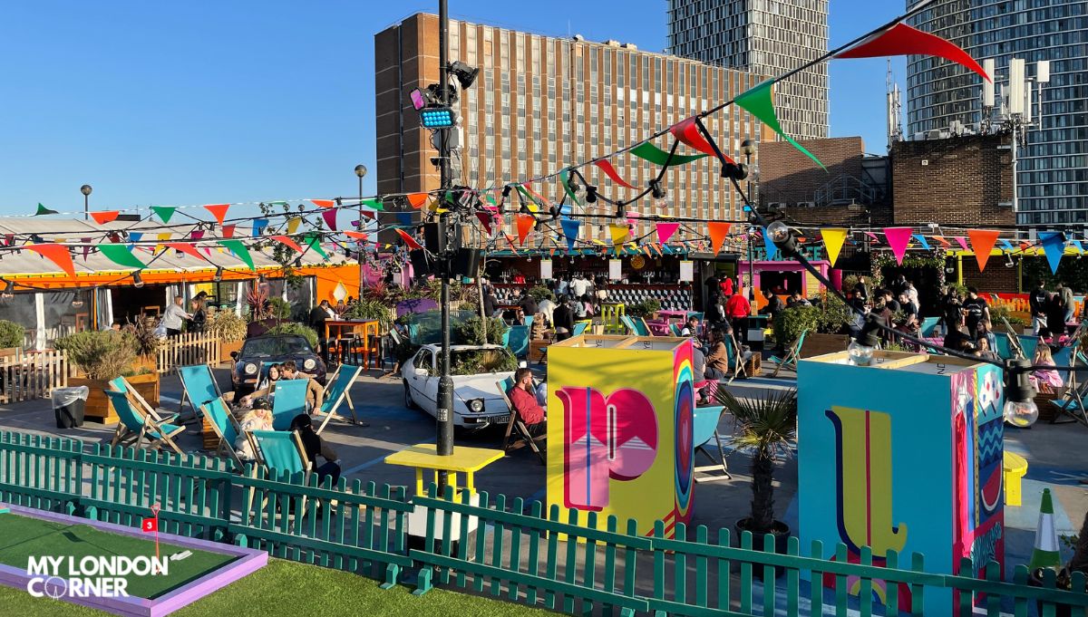 Roof East: Il Parco Giochi Estivo sul Tetto di Londra