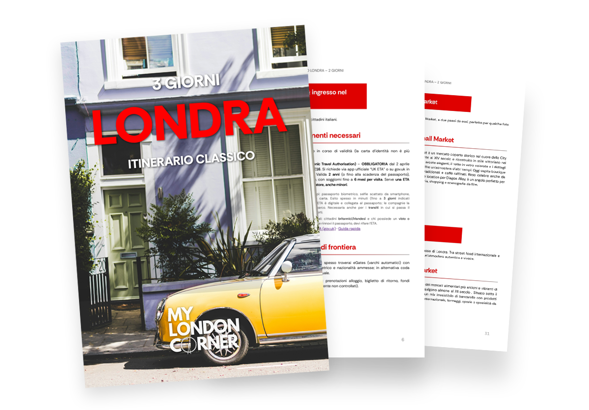 Itinerario di Londra in 3 Giorni